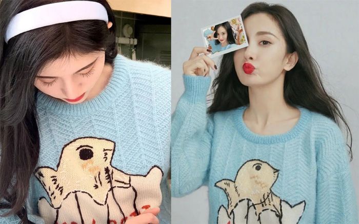 Cúc Tịnh Y lại bị phát hiện mặc đồ 'pha ke', lần này là nhái Dương Mịch