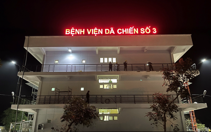 Bệnh viện Dã chiến Hải Dương số 3 lung linh trong 'màu áo mới' sau 7 ngày thi công thần tốc