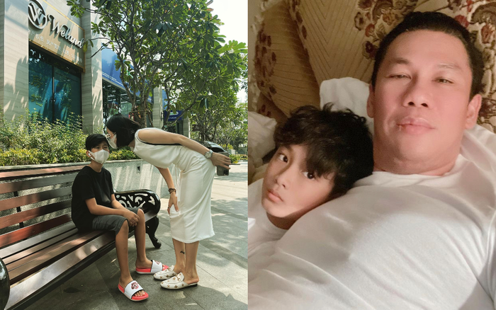 Lệ Quyên ấm lòng vì con trai muốn đi cùng về Hà Nội, chồng cũ lại lên tiếng: 'Con chỉ thích ở nhà với ba'
