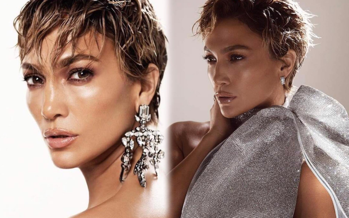 Jennifer Lopez lột xác hoàn toàn cắt tóc pixie đầy cá tính trên bìa tạp chí