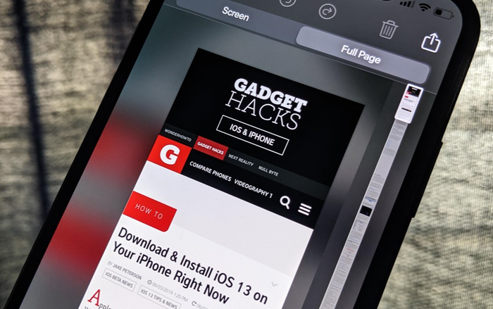 Mẹo hiếm người biết trên iPhone giúp chụp ảnh màn hình toàn bộ một trang web