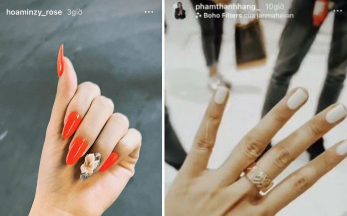 Sao Việt làm nail ăn Tết: Sĩ Thanh, Hoà Minzy chơi bộ móng nhìn là thấy 'ngồi không'