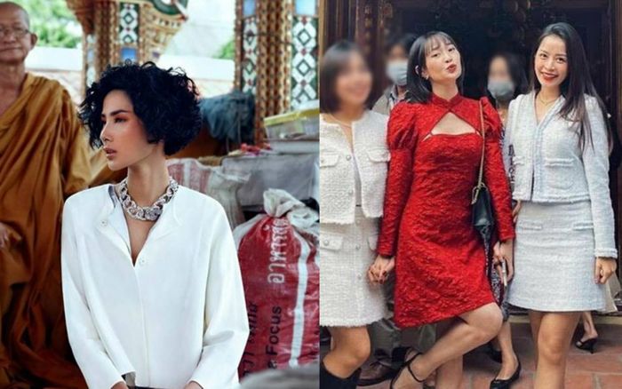 Sao Việt mặc thiếu vải đi chùa: Minh Tú, Chi Pu mặc ngắn, Hoàng Thùy như không có quần