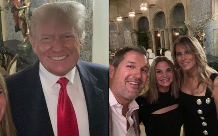 Vợ chồng ông Trump lần đầu tiên xuất hiện cùng nhau từ khi rời Nhà Trắng