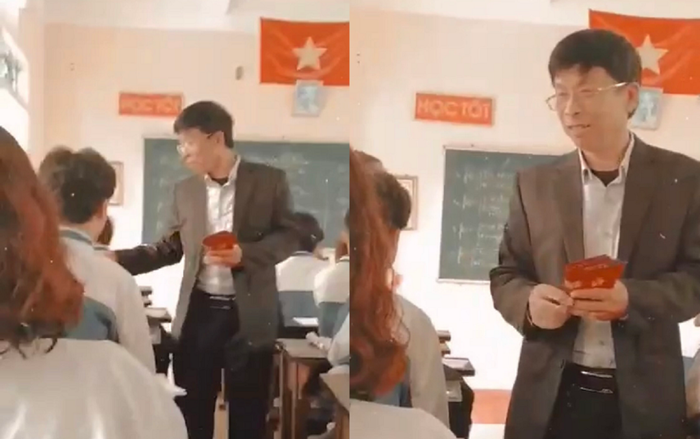 Tâm lý như giáo viên 'trường người ta': Tự tay chuẩn bị bao lì xì rồi phát cho cả lớp ngày đi học đầu năm
