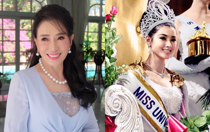 Nhan sắc trường sinh bất lão của Hoa hậu Hoàn vũ Thái Lan ở tuổi 74, sắc đẹp được ví như Ngọc Trinh