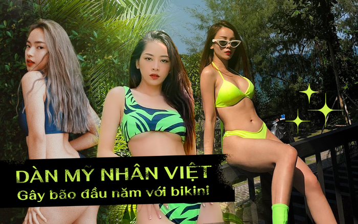 Dàn mỹ nhân Việt gây bão đầu năm với bikini cực kỳ nóng bỏng