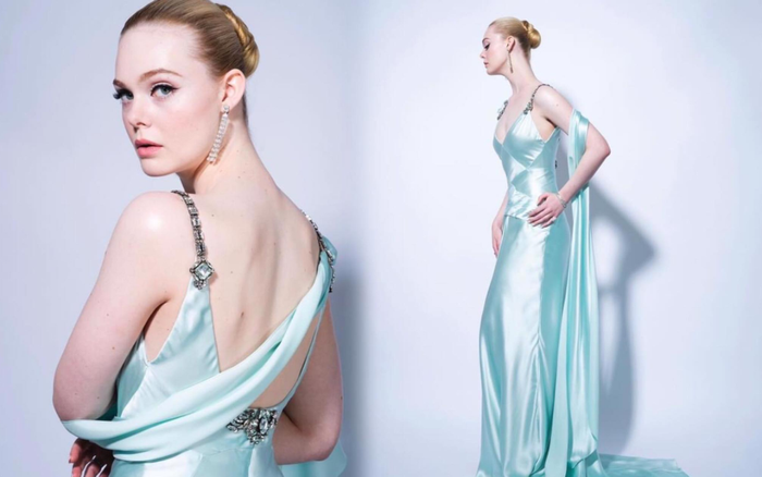 'Thần tiên tỷ tỷ' Elle Fanning bỏ bùa khán giả khi diện váy đẹp như nàng công chúa Elsa dự thảm đỏ