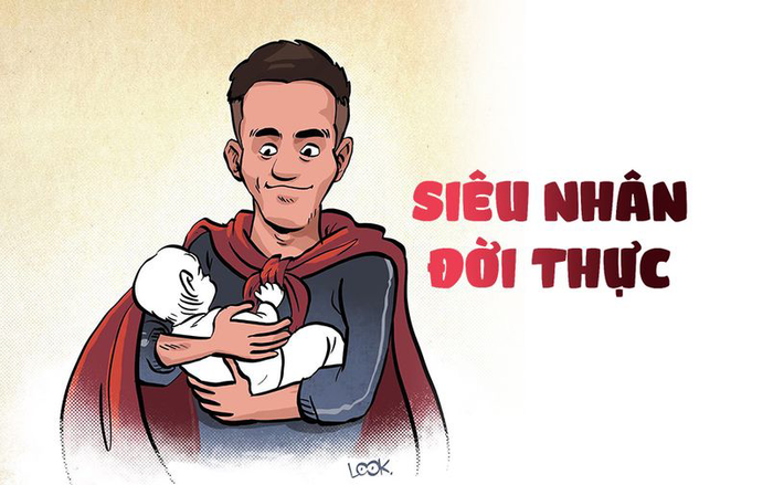 Cộng đồng mạng vẽ ảnh gửi lời cảm ơn đến 'siêu nhân' Ngọc Mạnh vì hành động cứu bé gái