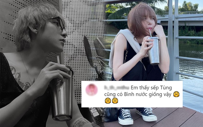 Thiều Bảo Trâm tung loạt ảnh mới dễ thương hết nấc: Dân mạng soi bình nước giống của Sơn Tùng