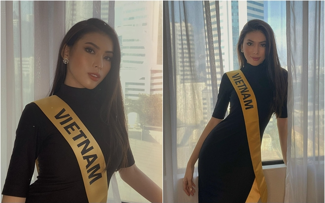 Khoe sash Miss Grand, Á hậu Ngọc Thảo diện set đồ tối giản, tiết chế phụ kiện vẫn xinh đẹp rạng rỡ