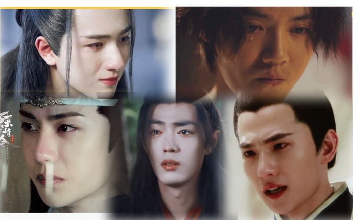 10 nam thần khóc đẹp nhất Cbiz: Tiêu Chiến khốn khổ, Dương Dương - Vương Nhất Bác đau đến tận tim can!