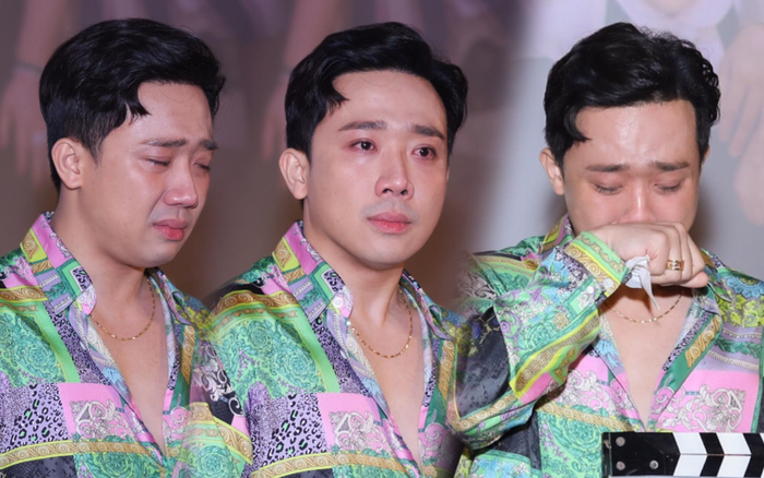 Trấn Thành khóc nghẹn tại buổi công chiếu 'Bố già 2021'