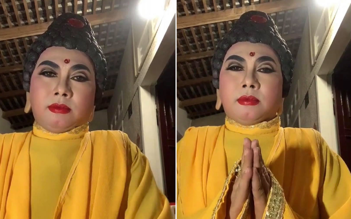 Dân mạng bức xúc khi nam thanh niên hóa thân thành Phật Tổ để chơi… TikTok