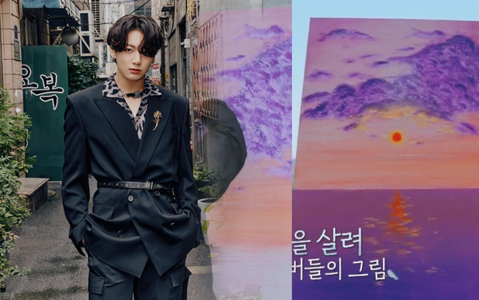 Jungkook (BTS) gây ấn tượng với khả năng hội họa