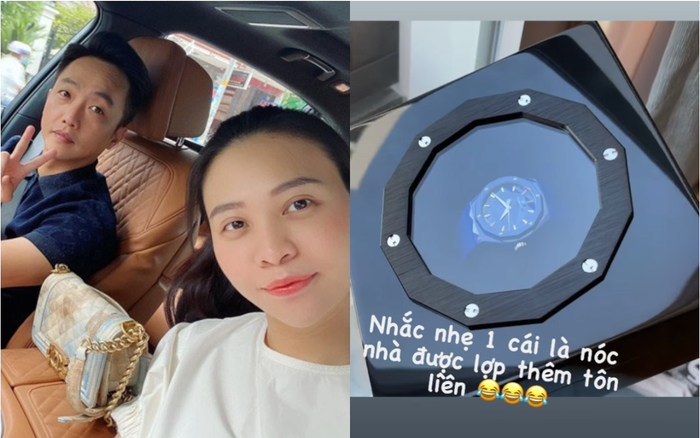 Nhà phải có nóc, Đàm Thu Trang nhắc nhẹ là Cường Đô La phải xì 300 triệu đồng 'lợp tôn' ngay và luôn