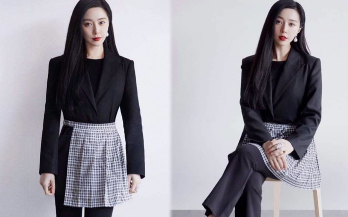 Phạm Băng Băng quấn 'tạp dề' nhăn nhúm đi show thời trang mà vẫn sang chảnh