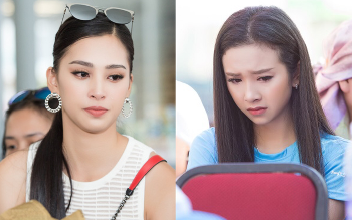 Hoa hậu Tiểu Vy và á hậu Thuý An lộ ảnh bị bầm khắp người khiến người hâm mộ xót xa
