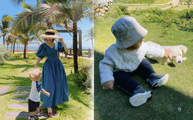 Hòa Minzy hé lộ tên của con trai cưng?