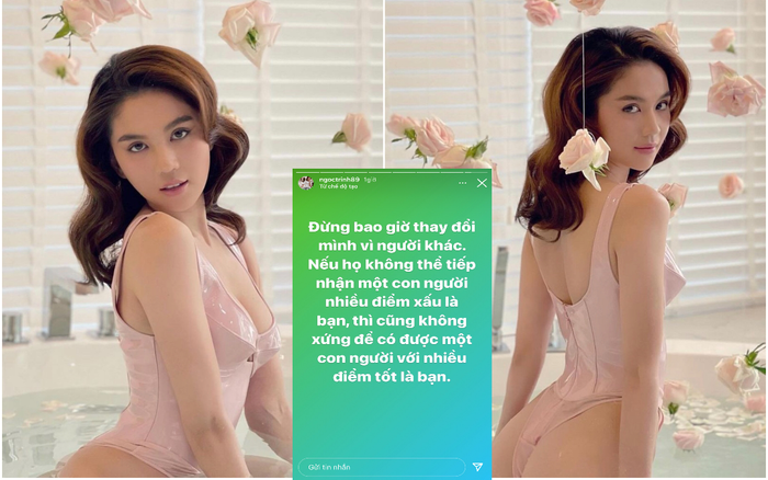 Ngọc Trinh lại cập nhật triết lí mới khiến nhiều người phải suy ngẫm, liệu có phải đang ám chỉ ai?