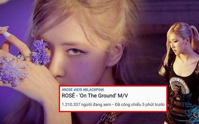 Kỷ lục thế giới của Sơn Tùng chính thức bị đánh sập bởi MV On The Ground - Rosé (BlackPink)