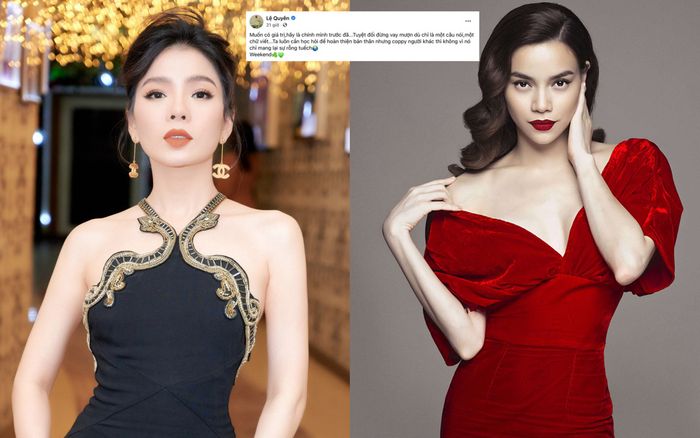 Dân mạng nghi vấn Lệ Quyên 'đá xéo' Hồ Ngọc Hà vụ 'không xem phim Bố già là sống hời hợt'