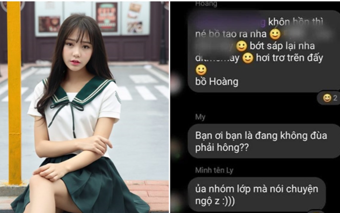 Vô tình ngồi cạnh bạn nam lúc điểm danh, nữ sinh bất ngờ bị cô gái bêu tên trong group lớp để 'dằn mặt'