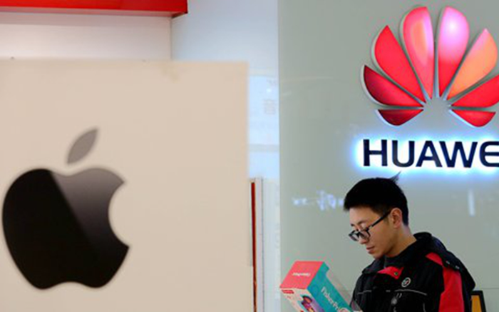 Huawei có lý do vui mừng khi điện thoại Samsung, Apple bán chạy