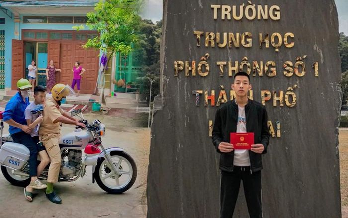 Thí sinh ngủ quên trong kì thi đại học khiến cảnh sát phá cửa gọi đi thi một năm trước giờ ra sao?