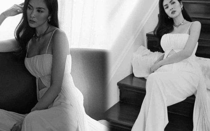 Tăng Thanh Hà khiến fan gục ngã với vẻ đẹp nữ thần trong set đồ trắng kiêu sa