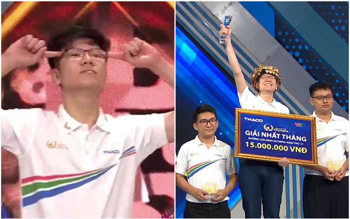 Nam sinh Đường lên đỉnh Olympia bị ném đá dữ dội vì những động tác ăn mừng phấn khích tột độ