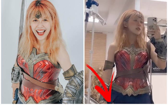 Hậu Hoàng hoá Wonder Woman nhưng lại bị netizen soi chi tiết 'cười xỉu'