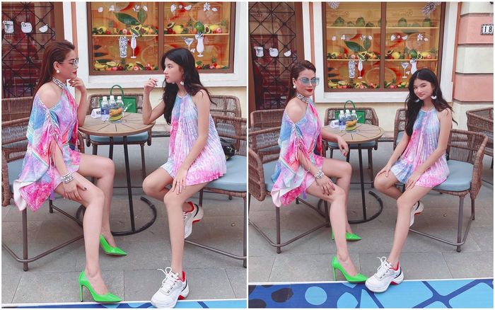 Ái nữ của Trương Ngọc Ánh đọ sắc 'một chín một mười' khi đứng cạnh mẹ