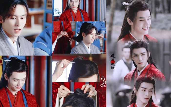 Cung Tuấn mặc áo đỏ lên hot search, trao trâm cài cho Trương Triết Hạn làm cư dân mạng quắn quóe tim