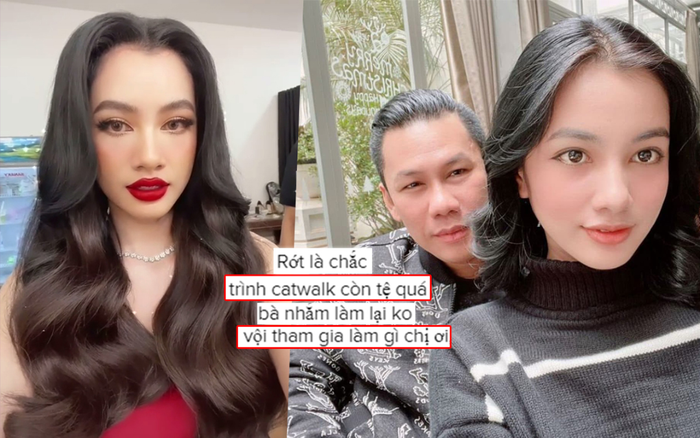 Bạn gái tin đồn của chồng cũ Lệ Quyên bị phản đối thi Hoa hậu Hoàn vũ: 'Non nớt, catwalk tệ, rớt chắc'