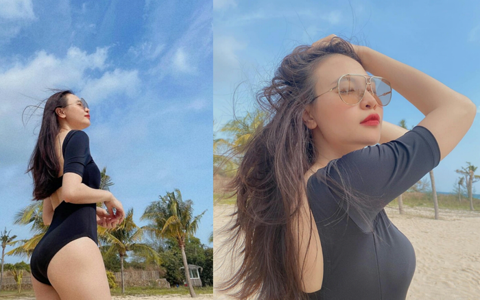 Bà xã Cường Đô La đăng ảnh diện bikini quyến rũ kèm dòng trạng thái 'thả thính' chồng cực ngọt