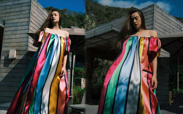 Không gì làm khó được Hà Hồ: Diện váy 7 sắc cầu vồng nhưng thần thái vẫn cực kỳ thu hút