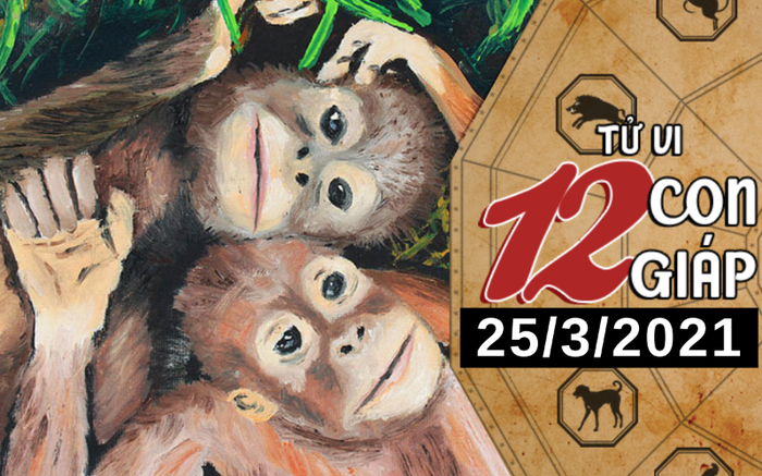 Tử vi thứ 5 ngày 25/3/2021 của 12 con giáp: Mão được quý nhân giúp đỡ, Thân nên đề phòng kẻ thứ 3