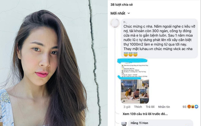 Thuỷ Tiên tung bằng chứng phản bác thông tin ăn chặn tiền mua biệt thự 1000m2
