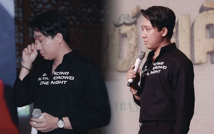 Trấn Thành lại 'cry' trong tiệc tri ân của 'Bố già': Khi tôi gieo một mầm tích cực, tôi thấy hạnh phúc