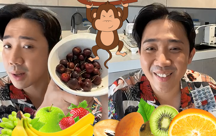 Trấn Thành livestream khoe ăn sáng healthy như 'khỉ trong rừng' vào lúc 12 giờ trưa