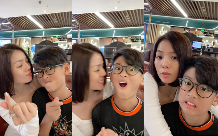 Lệ Quyên khoe ảnh bên con trai, không quên nhắc đến công lao của tình trẻ Lâm Bảo Châu