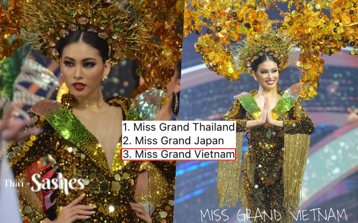 Chung kết Miss Grand: Ngọc Thảo xuất sắc lọt Top 3 Trang phục dân tộc đẹp nhất do BGK lựa chọn