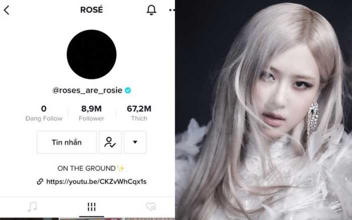 Hot Tiktoker mới nổi gọi tên Rosé (BlackPink): Thu về 8,9 lượt theo dõi, có clip đạt 67 triệu lượt xem