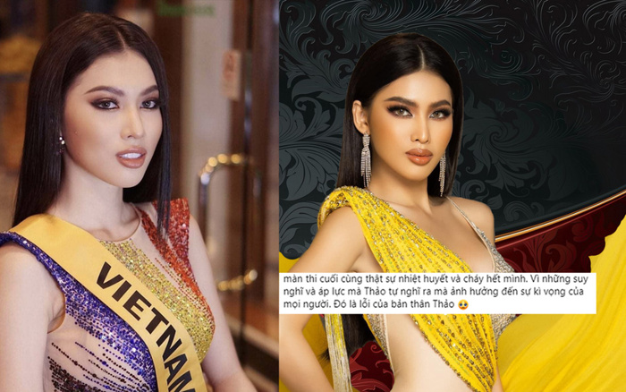 Ngọc Thảo lên tiếng xin lỗi khán giả vì out Top 10 Miss Grand: 'Đó là lỗi của bản thân Thảo'