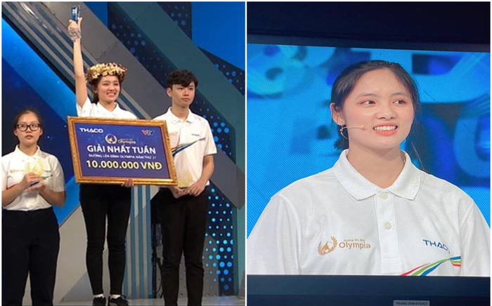 Nữ sinh Thái Nguyên vừa xuất sắc giành vòng nguyệt quế Olympia, vừa 'chiếm spotlight' vì quá đỗi xinh đẹp