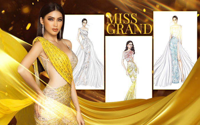 7 bộ váy dạ hội đẹp tinh xảo mà Ngọc Thảo không có cơ hội trình diễn tại Miss Grand International