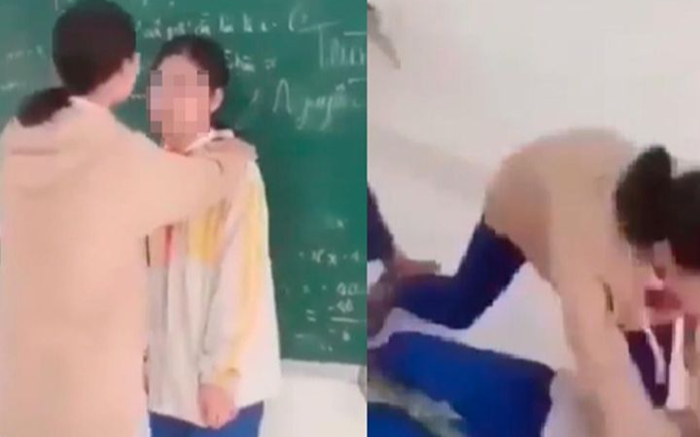 Thông tin mới vụ nữ sinh Quảng Trị bị tát và mắng chửi liên tục gần 5 phút trên bục giảng