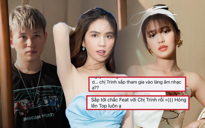 Ngọc Trinh sẽ góp giọng cùng B Ray - Han Sara trong ca khúc mới?