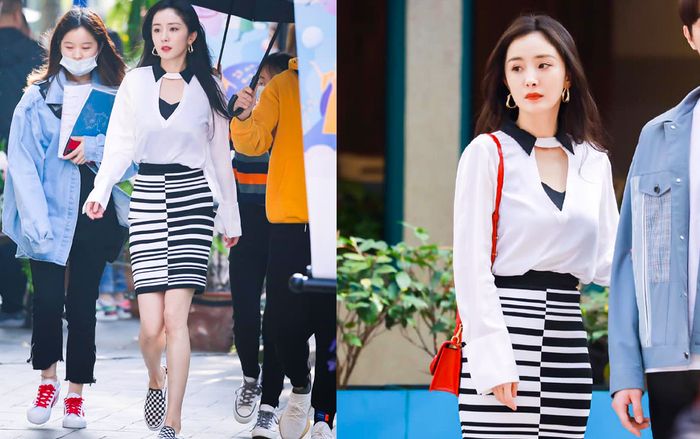Dương Mịch được 'hẹn hò' cùng trai trẻ Hứa Khải, nhưng lại gây lú vì mặt buồn hơn chiếc bánh bao chiều
